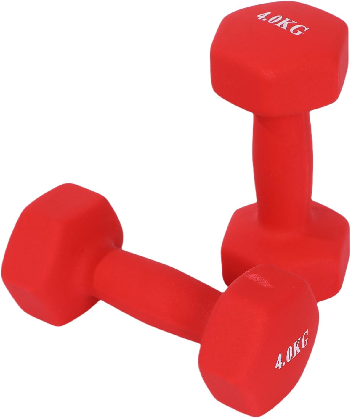 Endless Neoprene Coated Fixed Dumbbell for Gym Exercises | Material: Iron with Vinyl Coat | Weights for Women and Men | Color: Multicolor