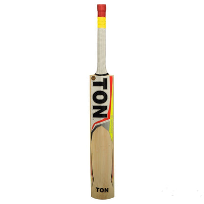 SS TON Maximus Cricketschläger für Herren und Jungen (Beige) | Material: Kashmir Willow | Leichtgewicht | Kostenlose Hülle | Spielfertig | Für fortgeschrittene Spieler | Ideal für Lederball