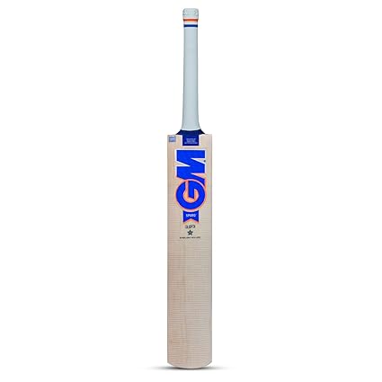 GM Sparq 303 English Willow Cricket Bat | Farbe: Beige| Größe: Harrow | Für Männer & Jungen | Material: Holz | Maximale Schockabsorption | Dominanter Schlag