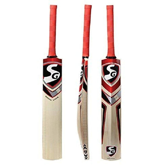 SG Phoenix Xtreme Kashmir Willow Cricket Bat | Farbe: Beige | Material: Kashmir Willow | Leichtgewicht | mit Free Cover | Spielfertig | Für Fortgeschrittene Spieler