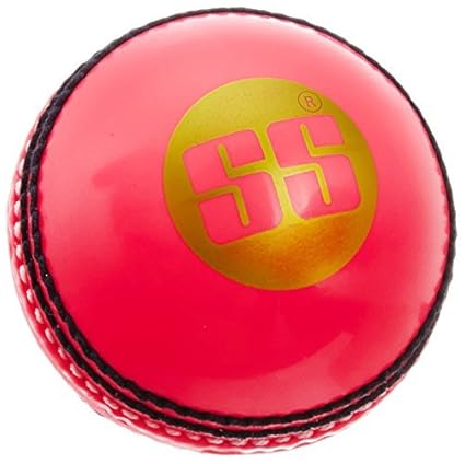 SS Cricketball – Incredi Balls von Garihs (rot) | Wasserfester Lederball | Geeignet für Übungsspiele | Turnierspiel | Hochwertiger Kork