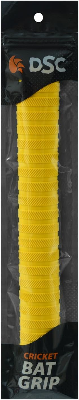 DSC Ring Chevron Cricket Grip | Color: Multicolor | Size: Standard | Pack of 1 | Material: Rubber | Improved control | Long-lasting performance | Easy installation | Use for all players