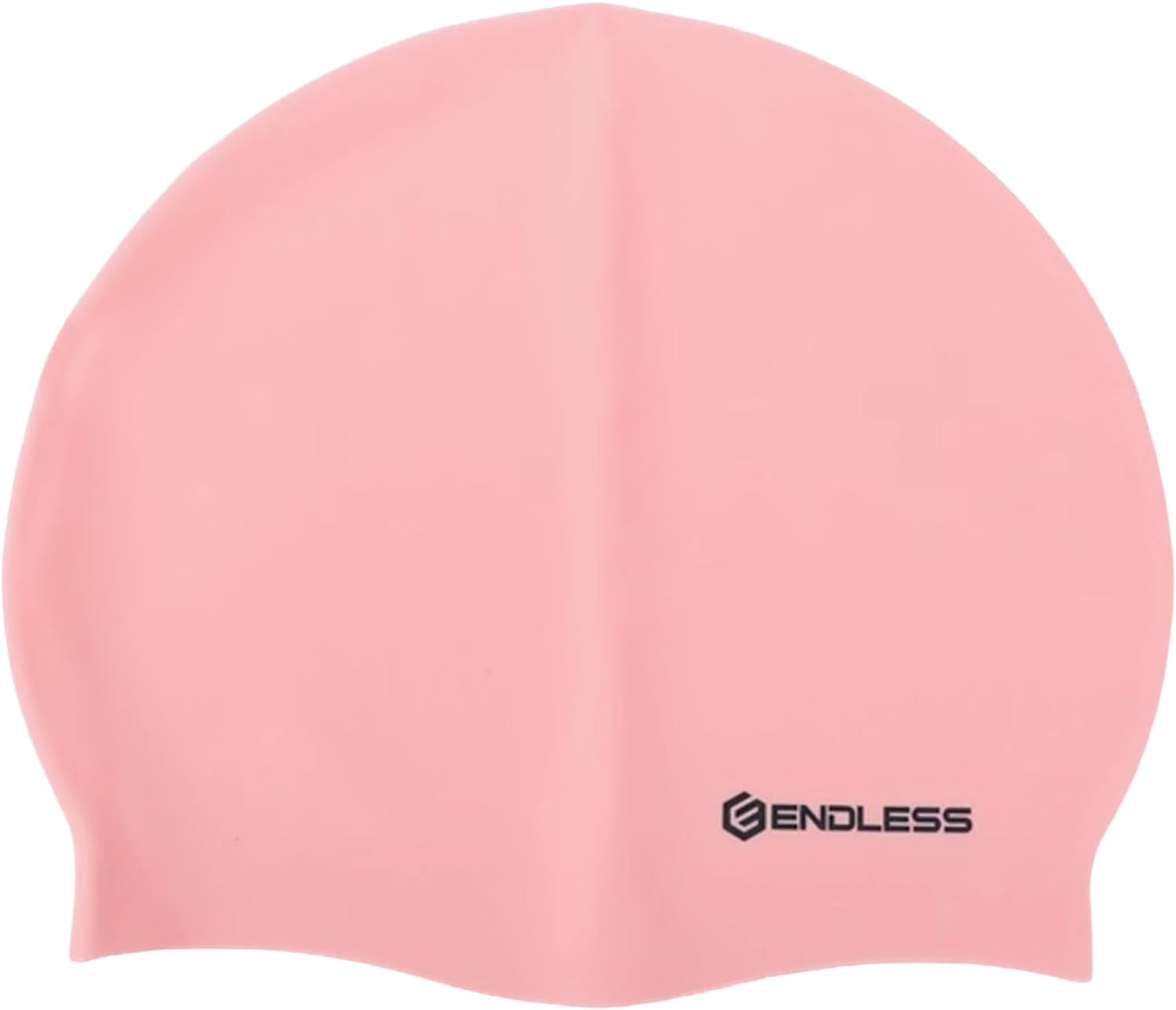 Endless EL1019 Classic, comfortable, simple silicone swimming cap | Black | Fully elastic, waterproof swimming cap for long and short hair with thicker brim | For adults, women and men