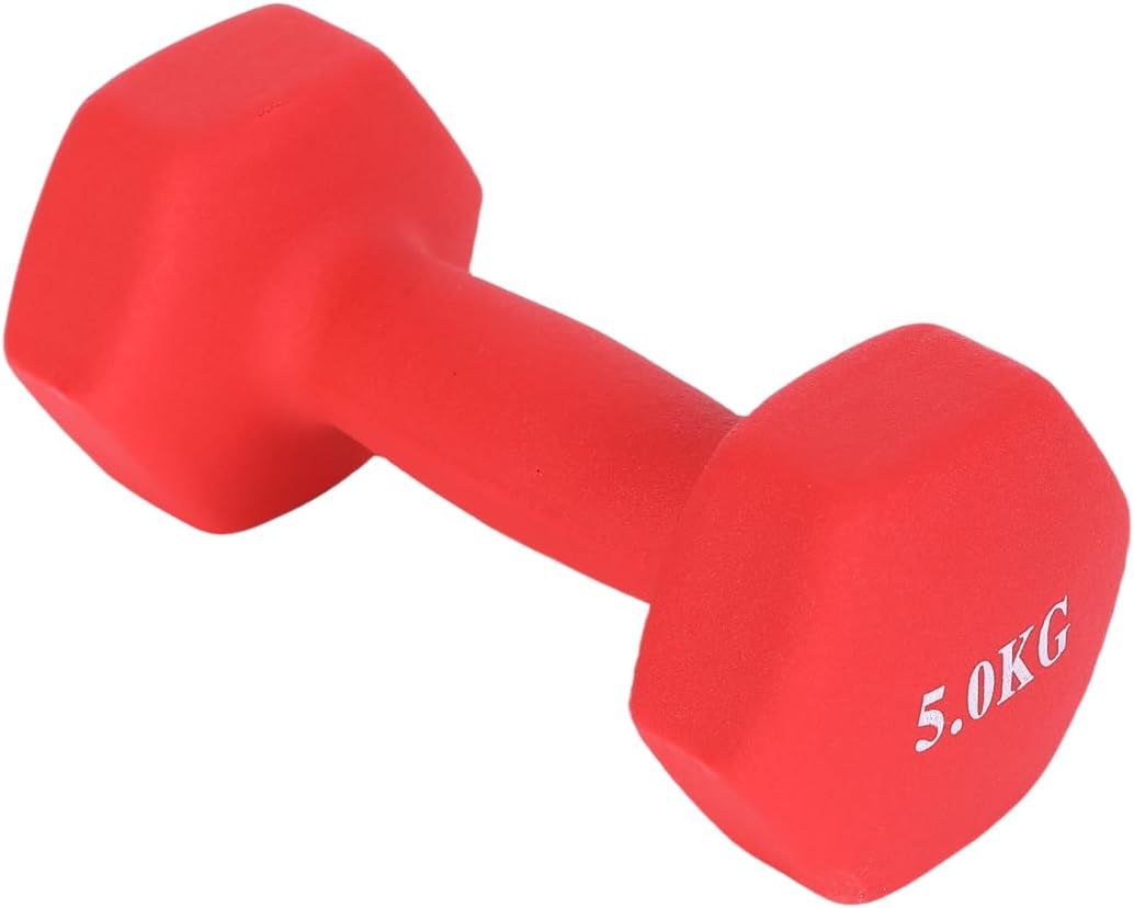 Endless Neoprene Coated Fixed Dumbbell for Gym Exercises | Material: Iron with Vinyl Coat | Weights for Women and Men | Color: Multicolor