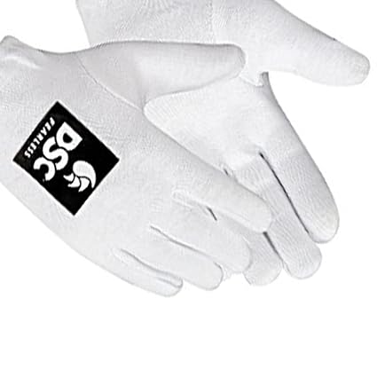 DSC Motion Cricket Inner Gloves (White, Youth) | Material: Cotton | For batting and fielding | Faster sweat absorption | Better grip on the ball