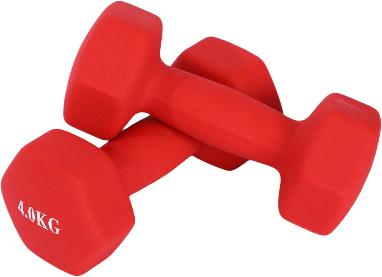 Endless Neoprene Coated Fixed Dumbbell for Gym Exercises | Material: Iron with Vinyl Coat | Weights for Women and Men | Color: Multicolor