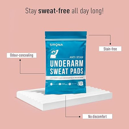 Sirona Einweg-Achselpads, Antitranspirant Absorbent Geruch Blocker Pads Achsel Kleid Shields, kämpft Hyperhidrose