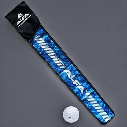 A L F A Unisex-Adult AX4 Hockey Stick, Grüner Funke, 36.5 Inches