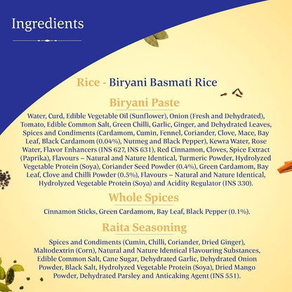 Daawat Biryani-Set Hyderabadi, Lucknowi & Kolkata (3er-Pack) | In 30 Minuten fertig