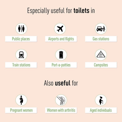 PEE BUDDY Urinal aus Pappe Pipi Trichter für Frauen, Pinkeln im Stehen, Urinierhilfe für Frauen Antibacterial Pipi Trichter für Frauen