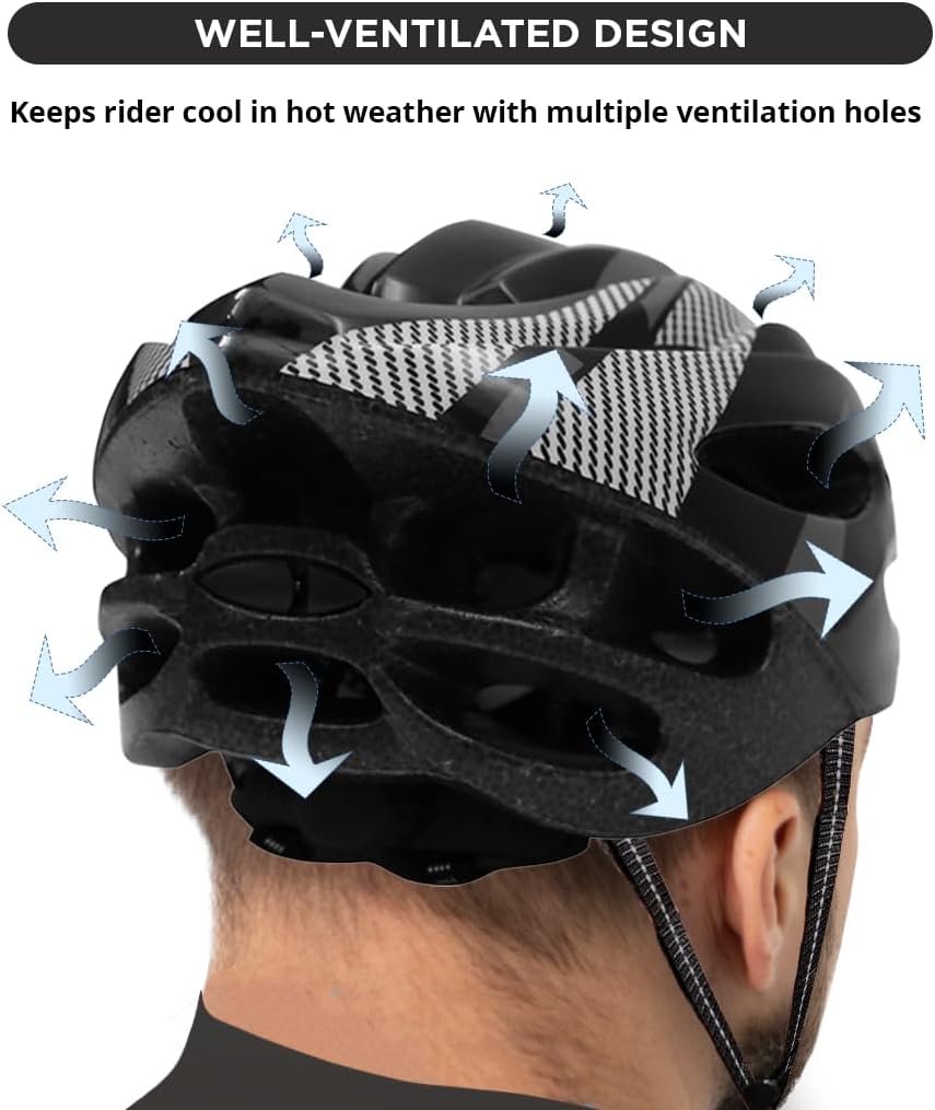 Endless EL1049 Cycle and Skates Helmet with Adjustable Strap | with Inside Cushioning Padding for Comfort | for Adults, Women and Men| Free Size| Material : Polycarbonate, EPS
