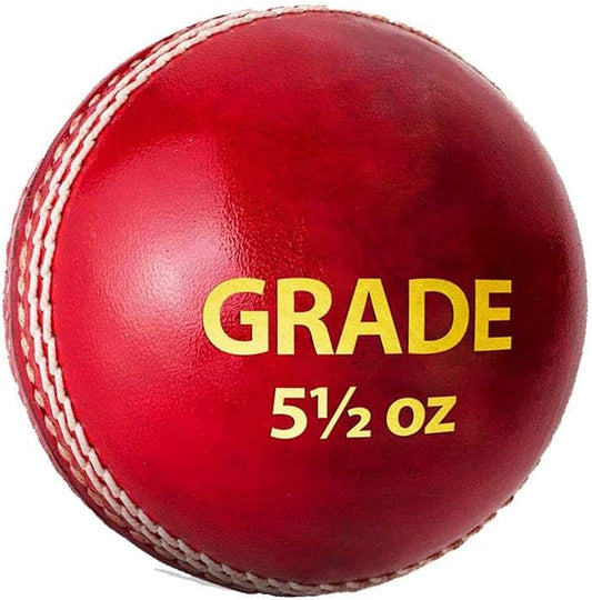 DSC Grade Leder Cricket Ball | Wasserdichtes Leder Ball | Geeignet für Praxis Spiel | Turnier Spiel | Top Qualität Kork