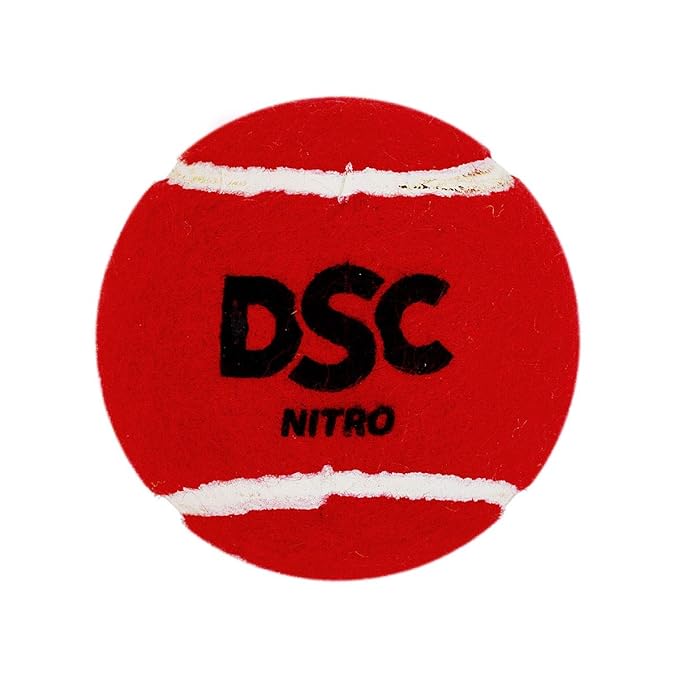 DSC Nitro Light Gummi-Tennisball (2 Stück ) | Farbe: Rosa | Premium-Außenfilz für längere Haltbarkeit | Nähte aus geformtem Gummi | Ideal für Anfänger