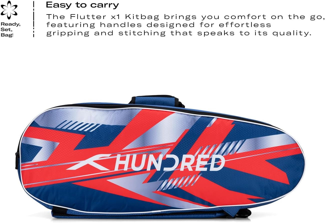 Hundred Strike Kit Bag Double Compartment with Side Pocket (6in1) Kit Bag