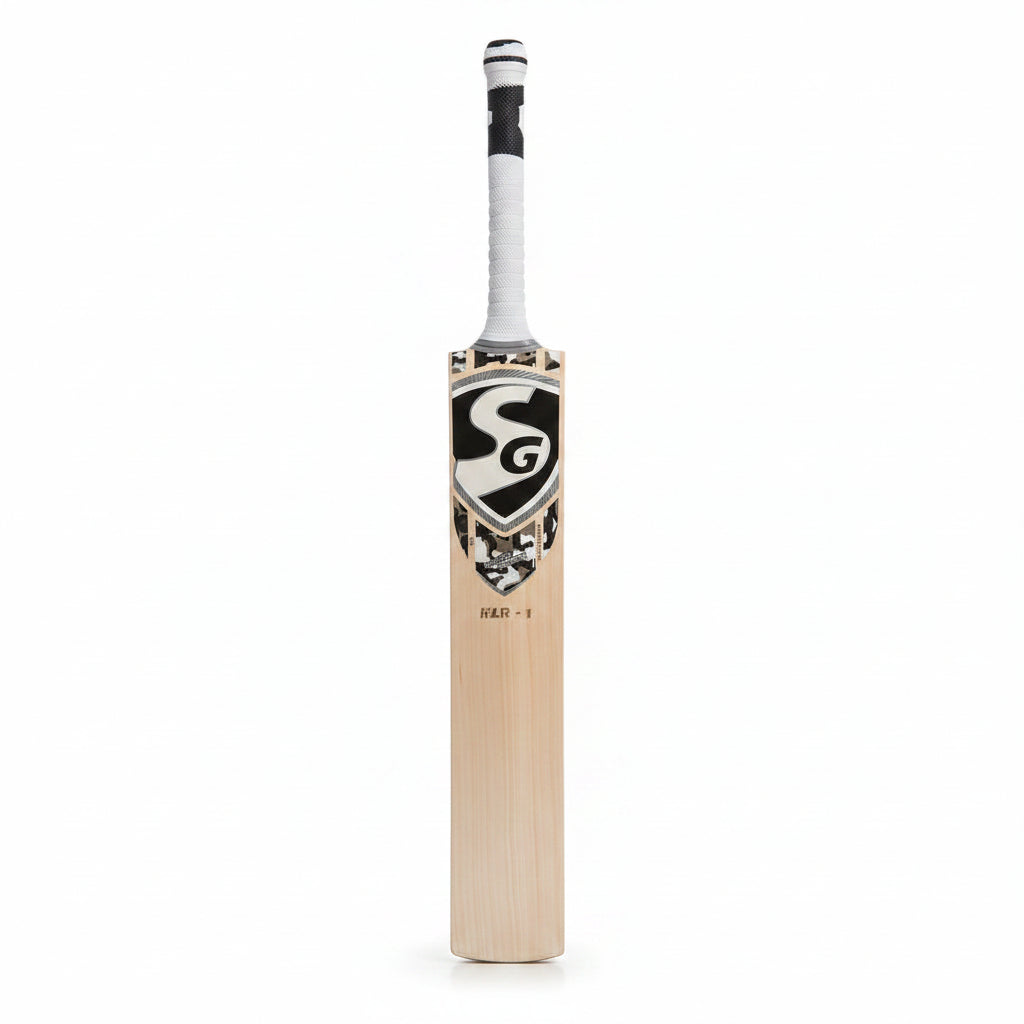 SG Klr 1 Cricketschläger | Farbe: Beige/Weiß | Größe: Short Handle | Material: English Willow | Für Männer & Jungen | Leichtgewicht | Langlebig | Maximale Stabilität & Power | Kraftvolle Schläge