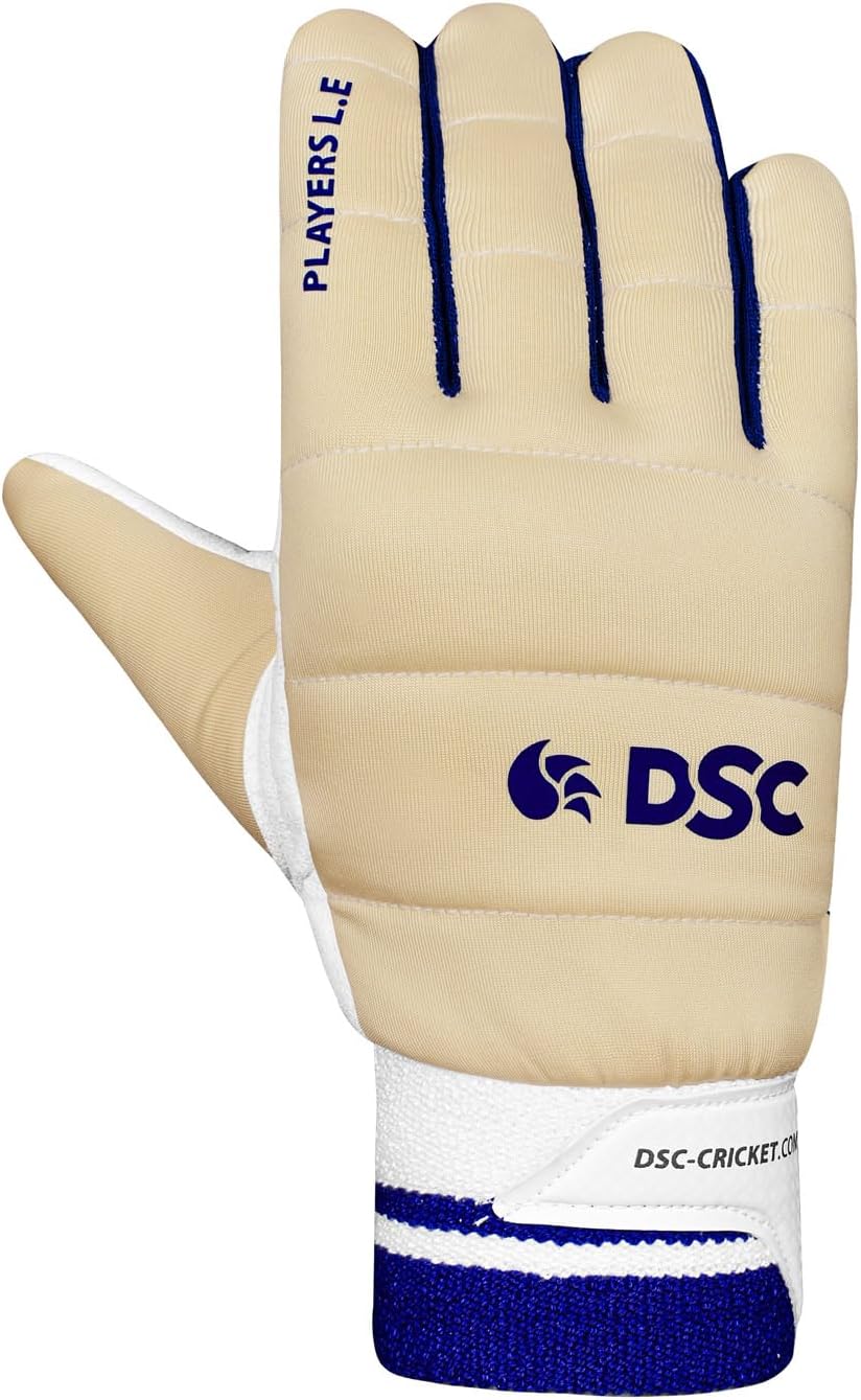 DSC Player Edition Cricket Wicket Keeping Innenhandschuhe für Herren | Schnellere Schweißabsorption | Comfort Fit | Kit für Männer und Jungen | Multicolour | Leder