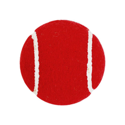 DSC Nitro lightweight rubber tennis ball (Pack of 6) | Color: red  | Premium outer felt for greater durability | Rubberized seams | Ideal for beginners