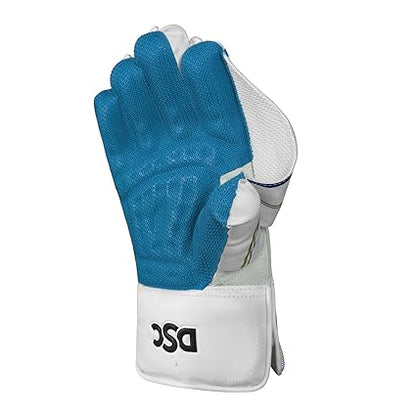 DSC Condor Glider Leather Cricket Wicket Gloves for Men | Size - Boys | Use for Wicket Keeping and Batting