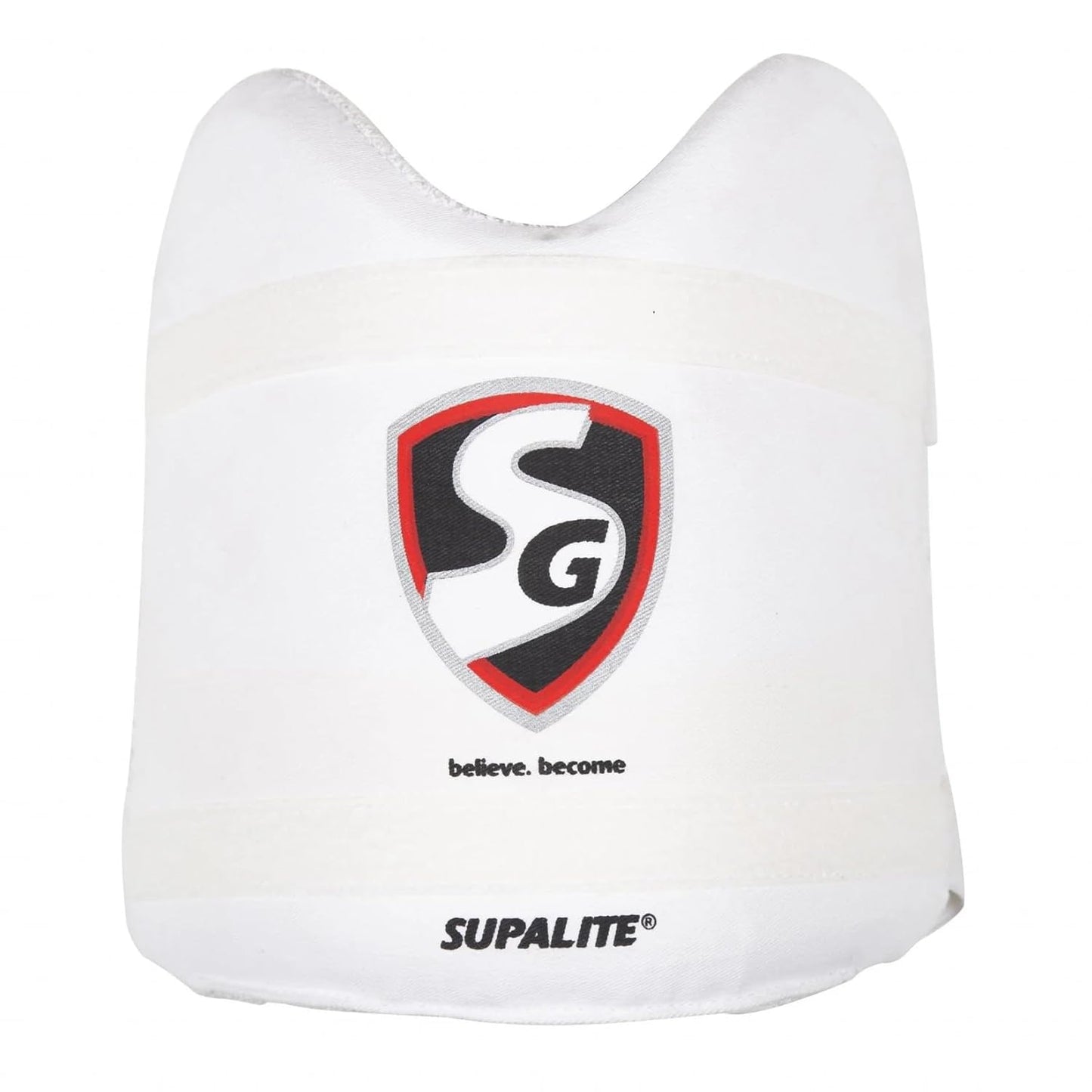 SG Supalite Cricket Chest Guard | White | Breastplate