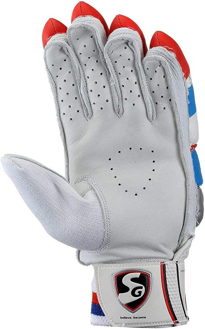 SG Super Club Cricket Batting Gloves | Multicolor | For Right-Handed Batsman