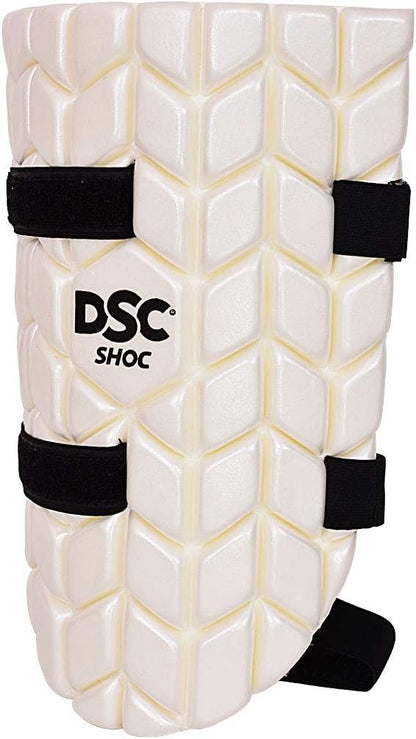 DSC Intense Shoc Cricket Thigh Pads | Color: Multicolor | Size: Men's, Right-Handed | Lightweight & Shaped | Lower Body Protection | Material: PVC | Sweat Absorbent & Breathable | Low Density Foam Inside