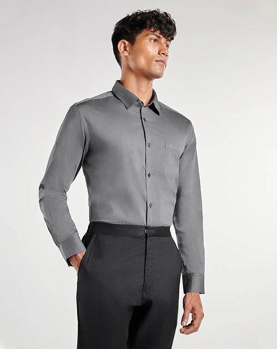 Kut for You Herrenhemd Slim Fit mit langen Ärmeln | Material: Baumwolle | für Männer & Jungen | Leicht | Button-Down-Kragen | Klassische Passform