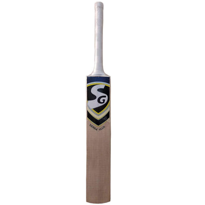 SG Sierra Plus Cricketschläger für Herren und Jungen (Beige) | Material: Kashmir Willow | Leichtgewicht | Kostenlose Hülle | Spielfertig | Für fortgeschrittene Spieler | Ideal für Lederball