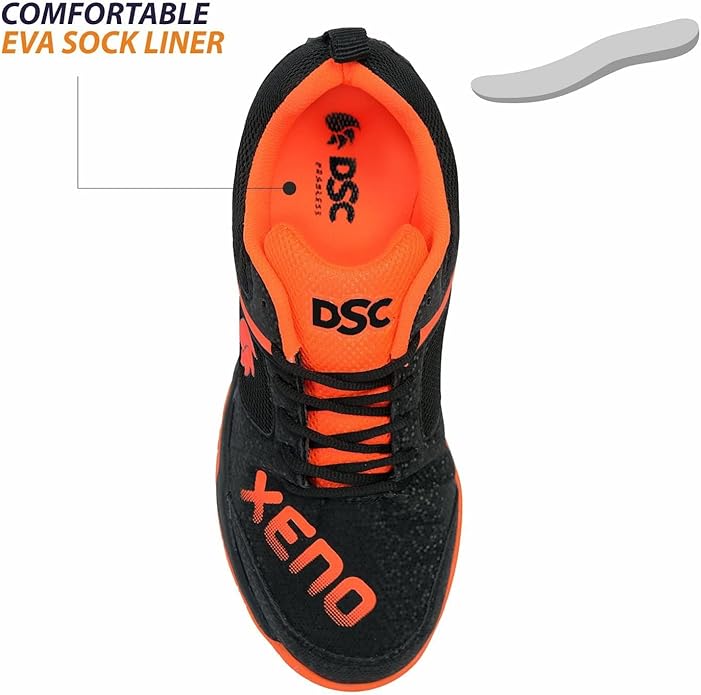 DSC Xeno Badmintonschuhe  Für Herren und Jungen | Mit nicht abfärbender Laufsohle aus Naturkreppgummi