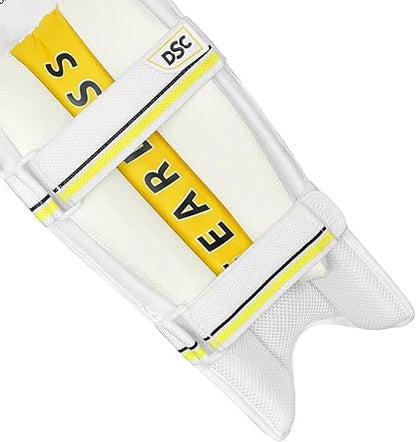 DSC Condor Flite Cricket Wicket Keeping Leg Guard | Color: Multicolor | Size: Youth | For Men and Boys | Mesh Instep | Perfect Fit | Compact Wrap-Around Fit