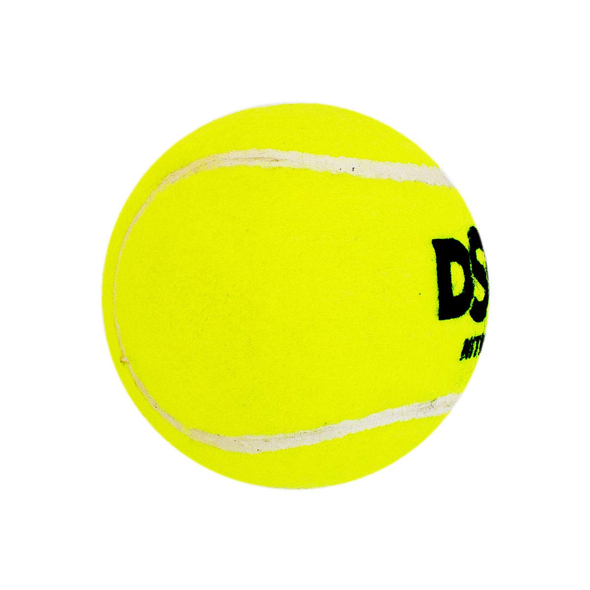 DSC Nitro lightweight rubber tennis ball ( Pack of 2) | Premium outer felt for greater durability | Rubberized seams | Ideal for beginners