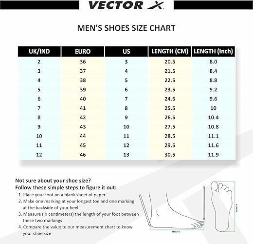 Vector X CKT-200 Cricketschuhe | Farbe: Mehrfarbig | Größe: 6 UK/ 7 US/ 40 EU | Material: PU | Für Männer & Jungen | Gepolsterter Knöchelkragen | Gepolstertes Fußbett