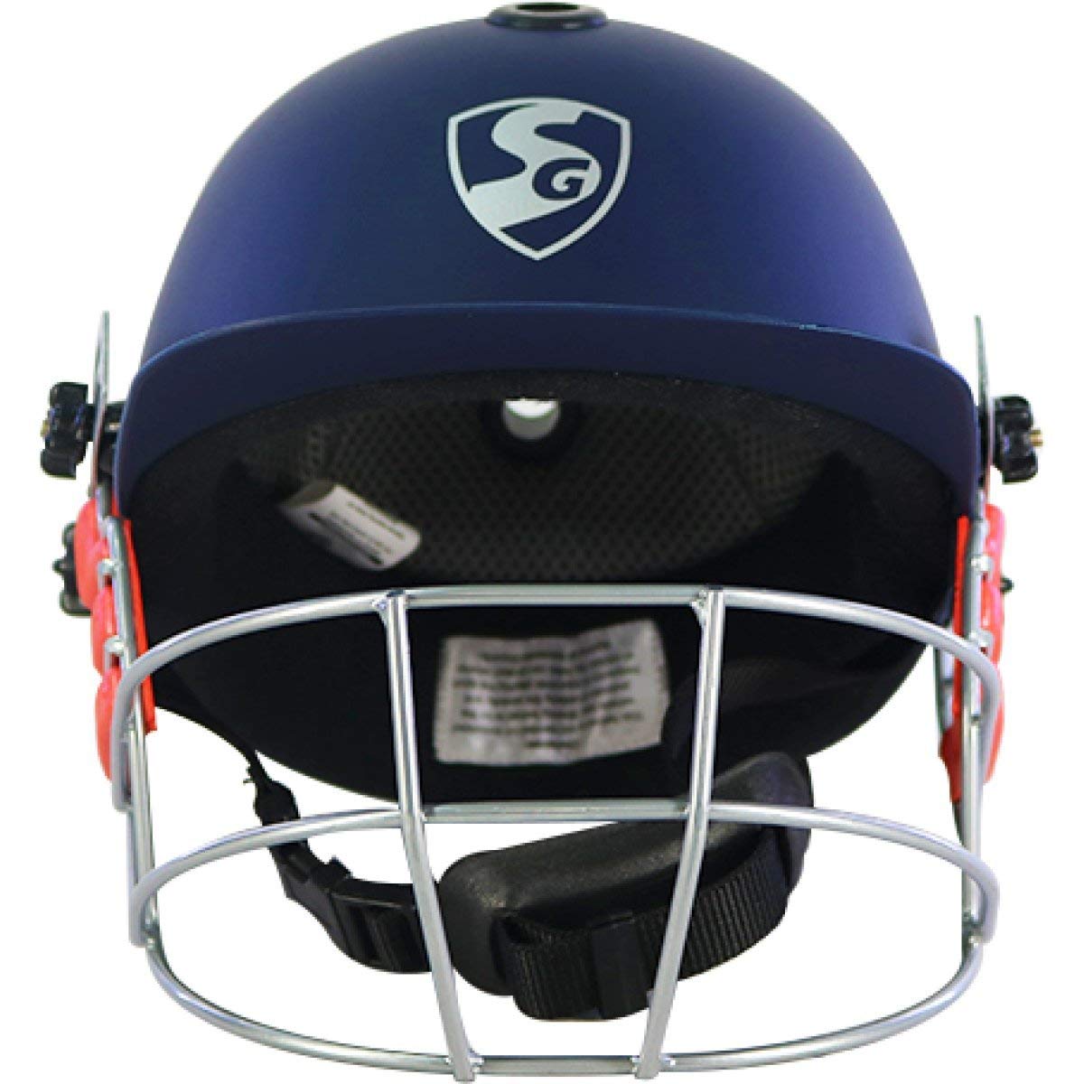 SG OPTIPRO Cricket-Helm | Marineblau | Für Männer & Jungen | Verstellbares Stahlgitter | Atmungsaktive Innenpolsterung | Leichtgewicht