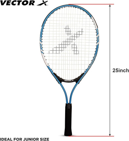 Vector X Vxt 520 25 inch full string tennis racket (yellow, black)