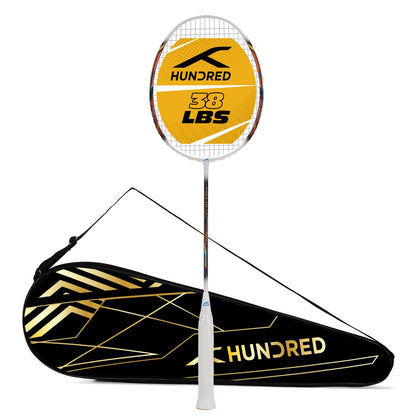 Hundred ATOMIC-X 38 CTRL-strung badminton racket, 2S026-2