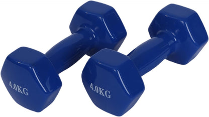 Endless Pair of Vinyl Coated Fixed Dumbbells for Fitness Exercises | Material: Vinyl Coated Iron | Weights for Women and Men