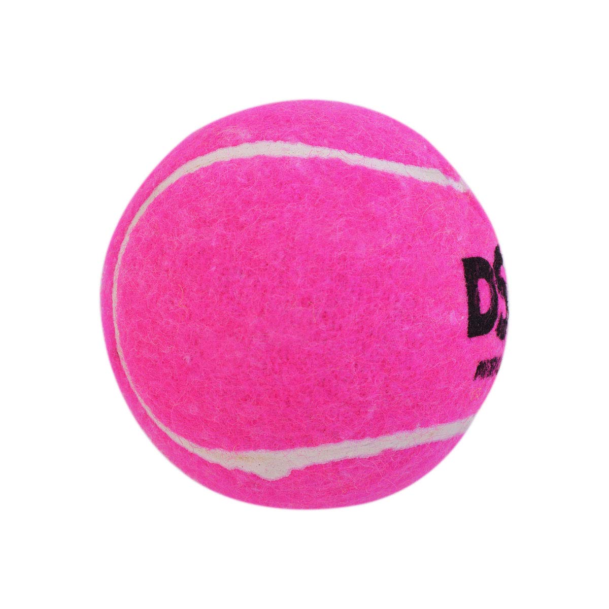 DSC Nitro Heavy Rubber Tennis Ball (Pack of 2)| Color: Pink  | Premium outer felt for greater durability | Rubber seams | Ideal for beginners