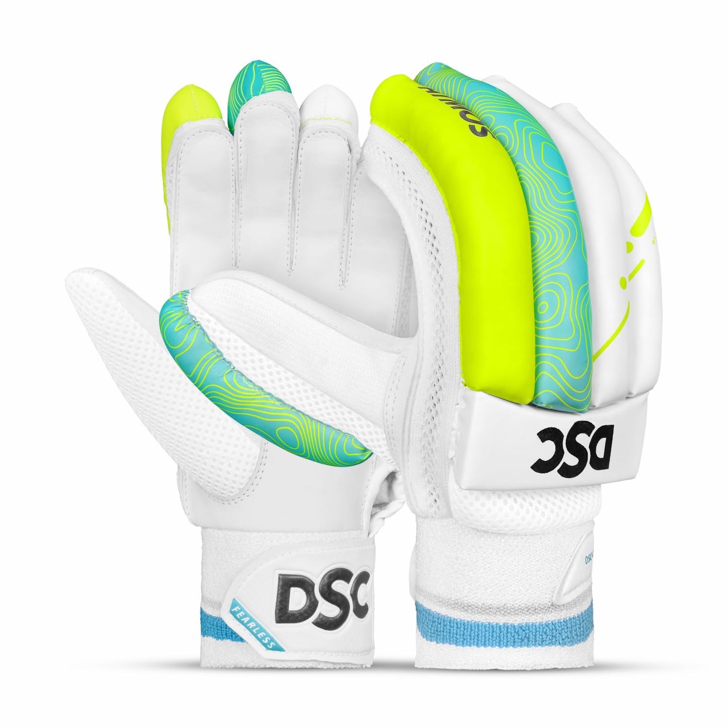 DSC Condor Atmos Cricket Batting Gloves | Multicolor | Für Linkshänder Batsman