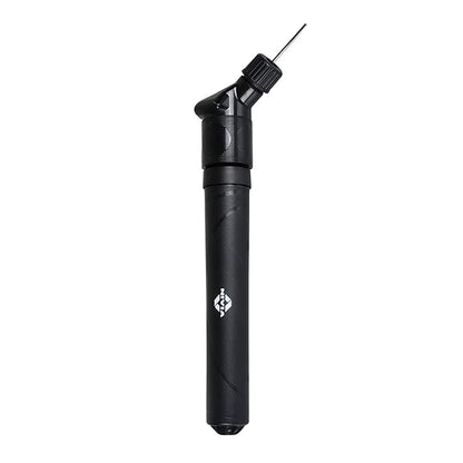 Nivia Double Action Ball Pump (Black) | with needle air pump for sports football, volleyball, basketball, rugby, soccer, and other inflatable balls | Stainless steel pin air pump
