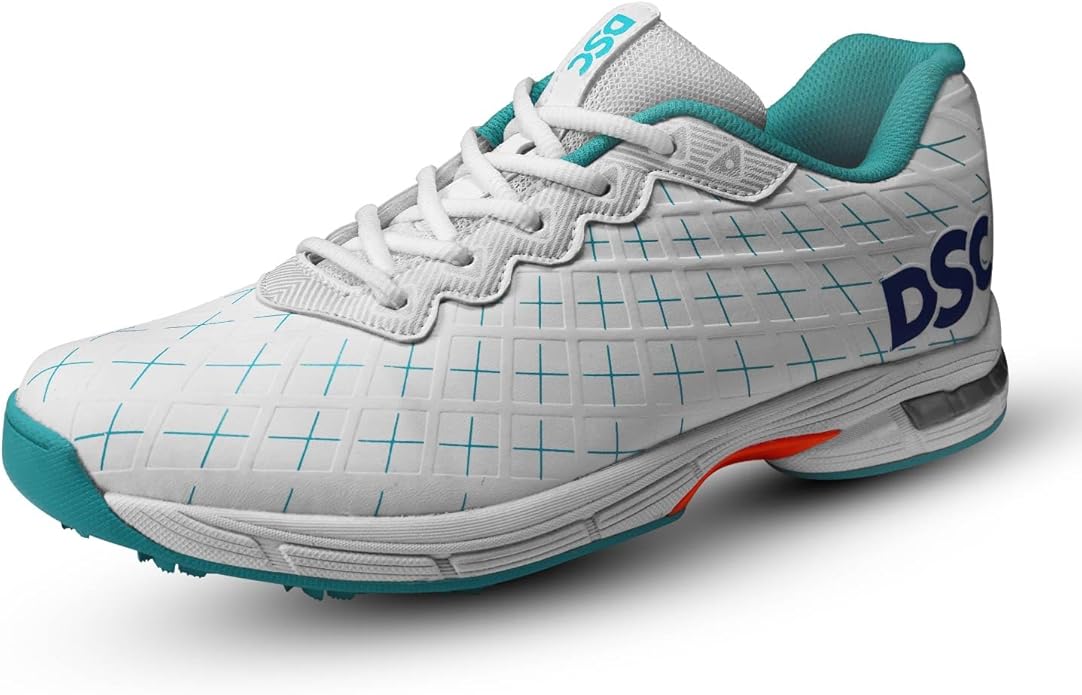 DSC Biffer 22 Cricket-Schuhe | Leichtes Obermaterial | Gummi-Außensohle | TPU-Schaft | Hochwertige EVA-Zwischensohle | Geringere Fußermüdung | Einzigartiger Look