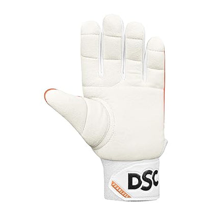 DSC 1501811 Pro Chamios Leder Cricket Wicket Keeping Innenhandschuhe für Jungen | Leder Palm Handschuhe | Schnellere Schweißabsorption | Comfort Fit | Kit für Herren und Jungen | Multicolor