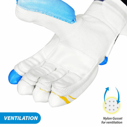 DSC Condor Ruffle Cricket Batting Gloves | Multicolor