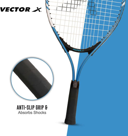 Vector X Vxt 520 Joint 3/4 Cover Tennis Racket, 23-Inch (Multi Color)