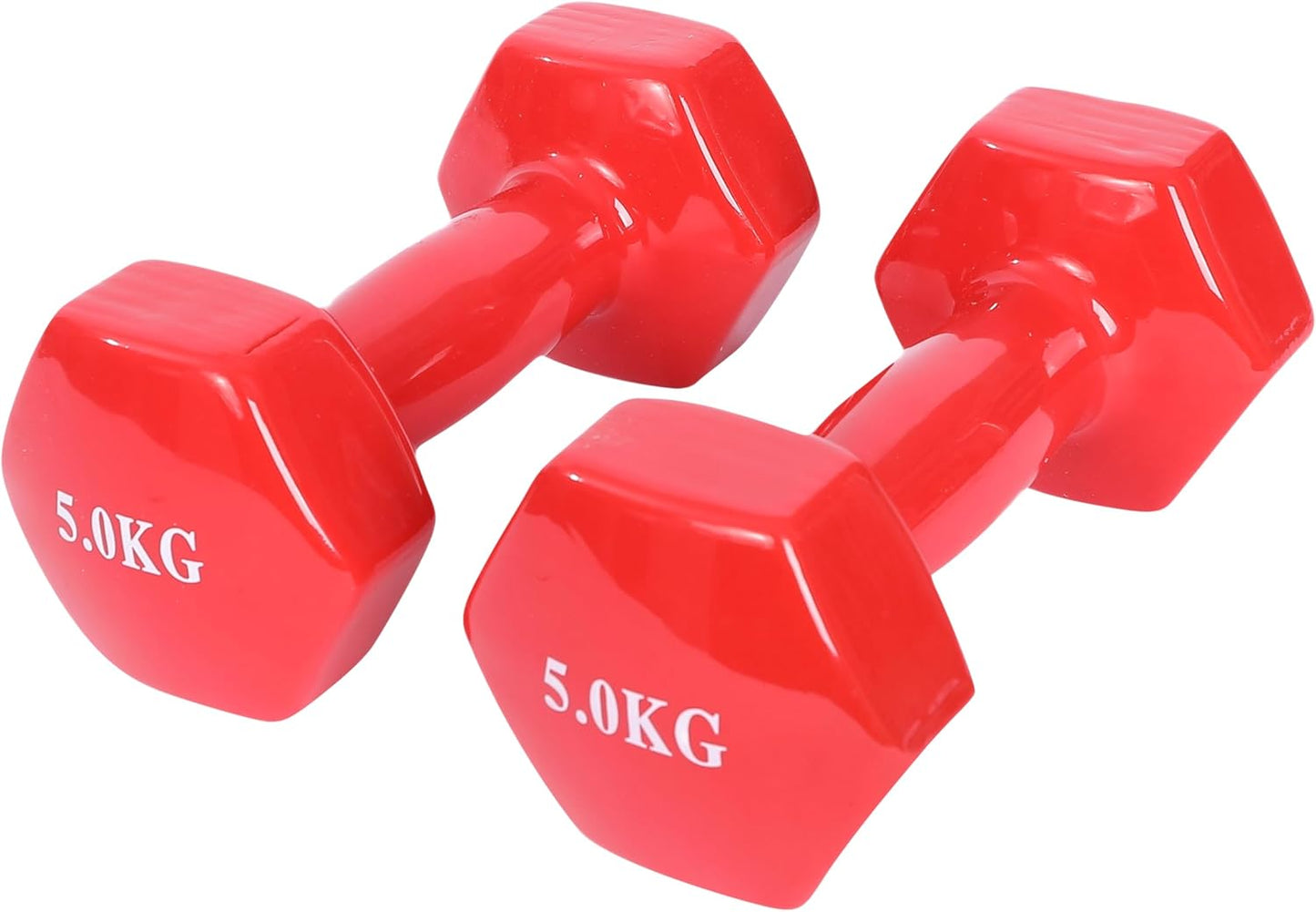 Endless Pair of Vinyl Coated Fixed Dumbbells for Fitness Exercises | Material: Vinyl Coated Iron | Weights for Women and Men