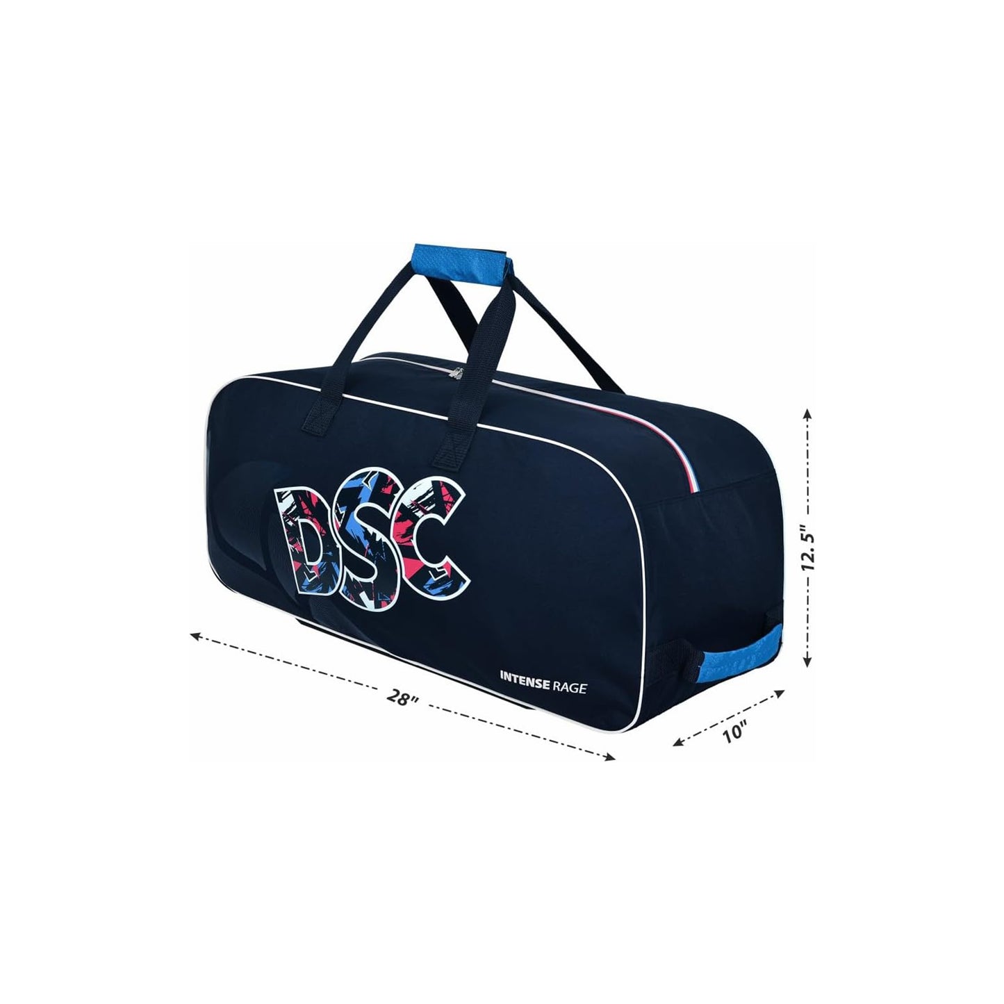 DSC INTENSE RAGE (mit Rädern) CRICKET KIT BAG - 28 X 12.5 X 10"-2024