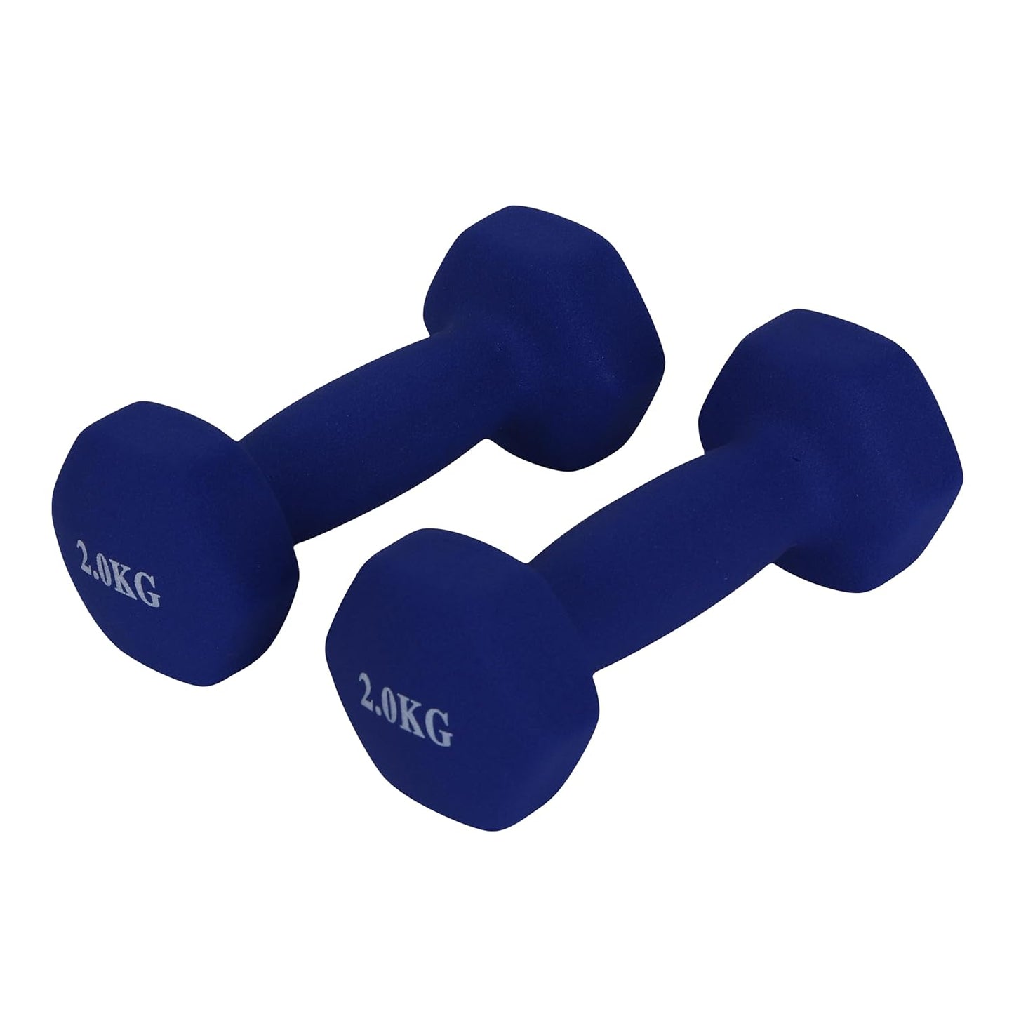 Endless Neoprene Coated Fixed Dumbbell for Gym Exercises | Material: Iron with Vinyl Coat | Weights for Women and Men | Color: Multicolor
