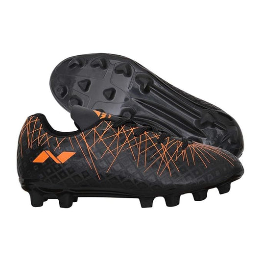 Nivia Premier Carbonite 2.0 Fußballschuhe | Synthetisches Leder | PVC-Sohle | Schnürverschluss | Gepolstertes Fußbett