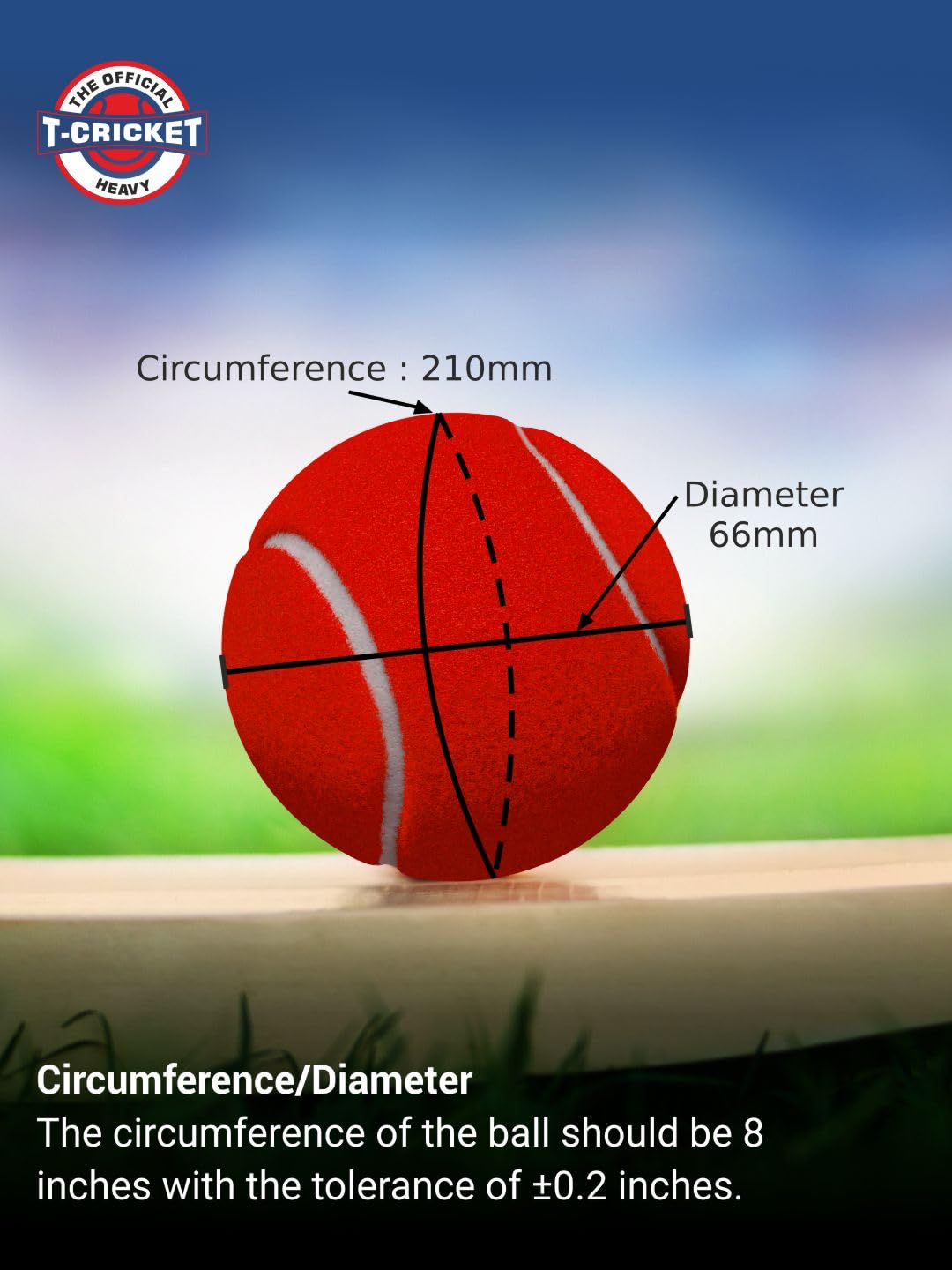Nivia Heavy Cricket-Tennisball Packung mit 12 Bällen | Farbe: Rot |  Material: Gummi | Schwerer Ball | Übungsball | Cricket-Trainingsball