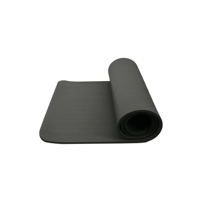 Endless NBR Black Yoga Matte | Bequeme und strapazierfähige Gymnastikmatte | Anti-Rutsch-Phthalat getestet | Größe: 183 * 61cm, 1cm dick | Farbe: Schwarz | NBR-Schaum | Übung, Yoga, Pilates und Workouts
