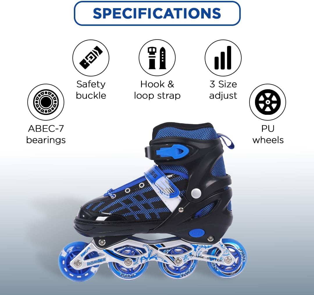 Endless EL1025 Inline Skates Aluminium Chassis und 70 mm PU Räder | Vorderrad Flash, ABEC 7 Lager | In-Outdoor