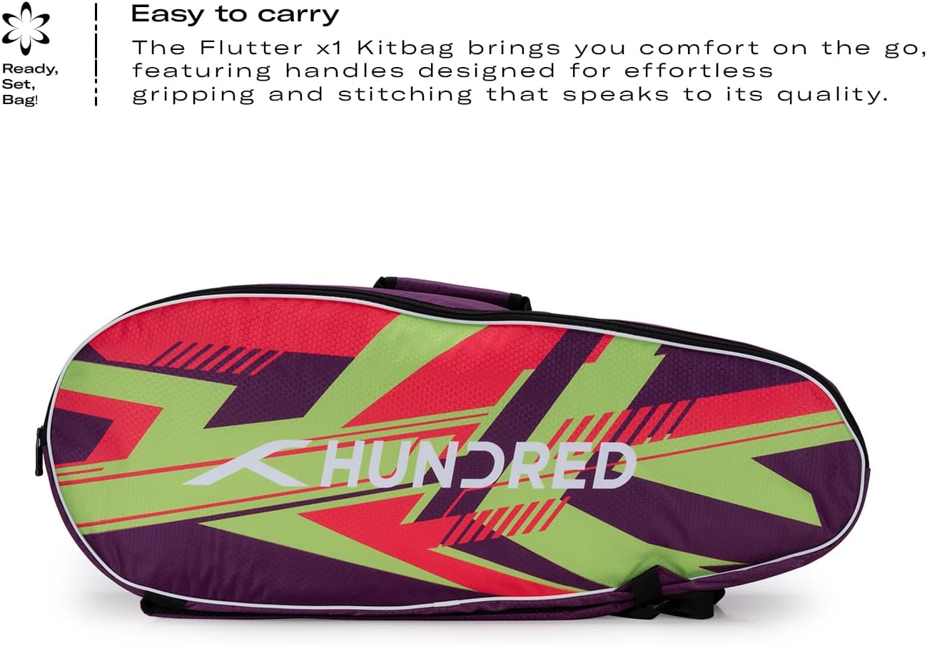 Hundred Strike Kit Bag Double Compartment with Side Pocket (6in1) Kit Bag